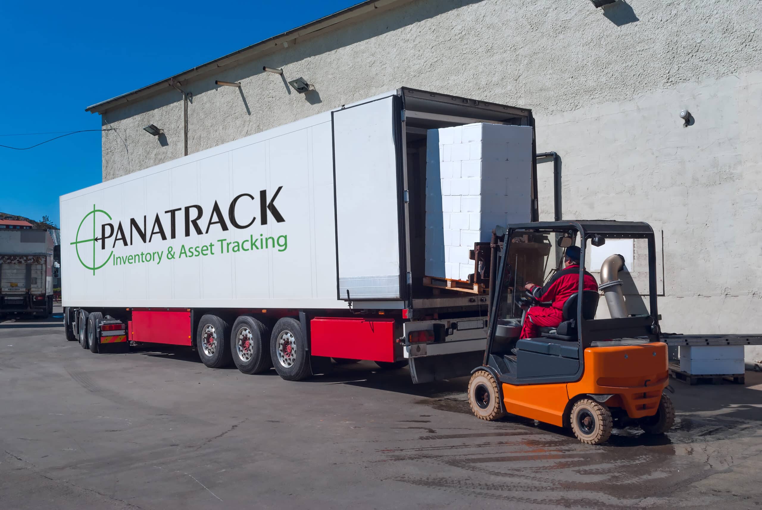 Panatracker Truck Offloading A Purchase Order