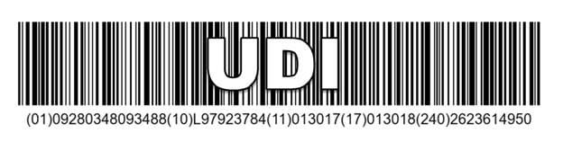 Indistry Standard UDI Label